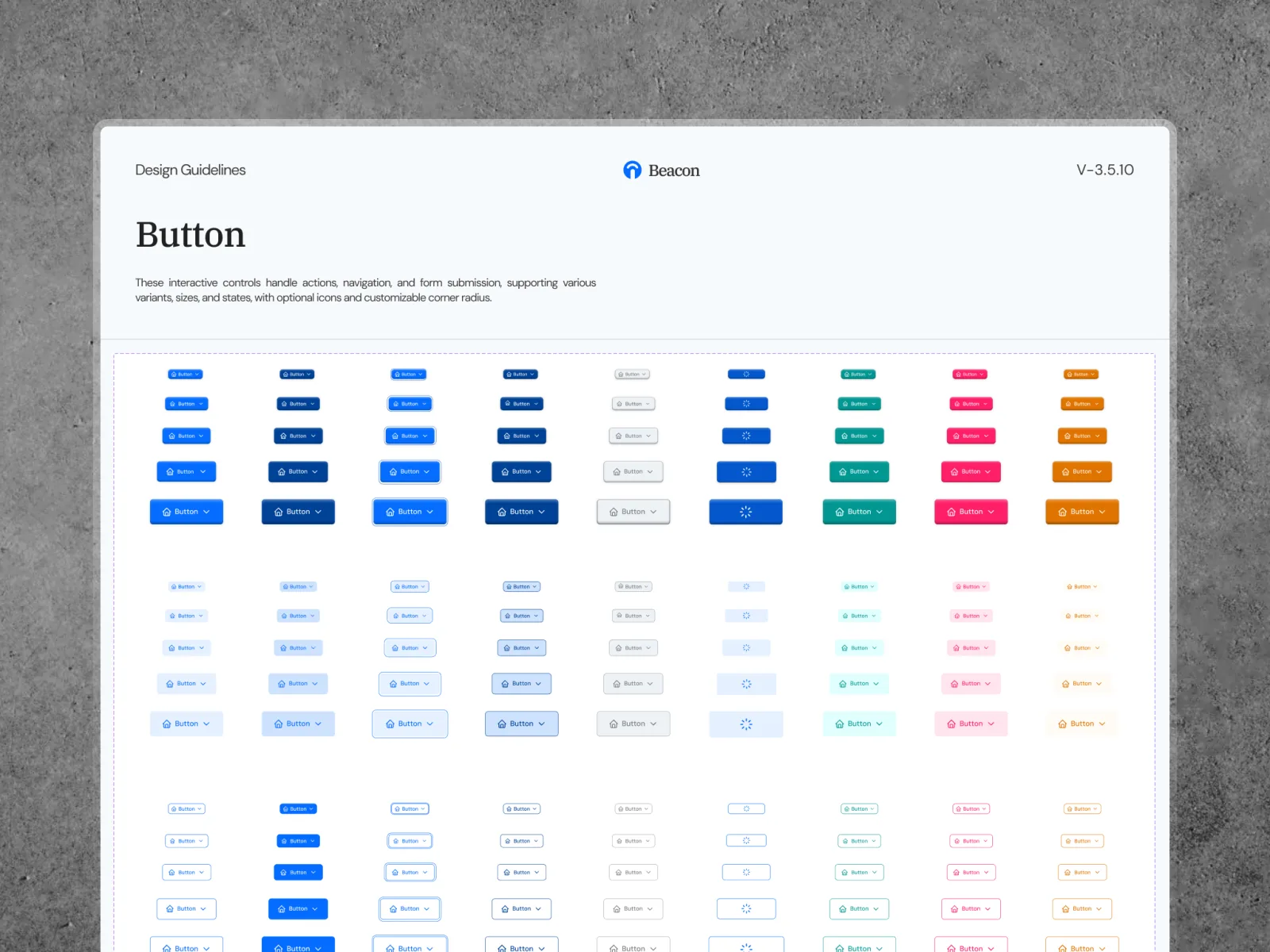 Beacon Design System Figma library and code editor